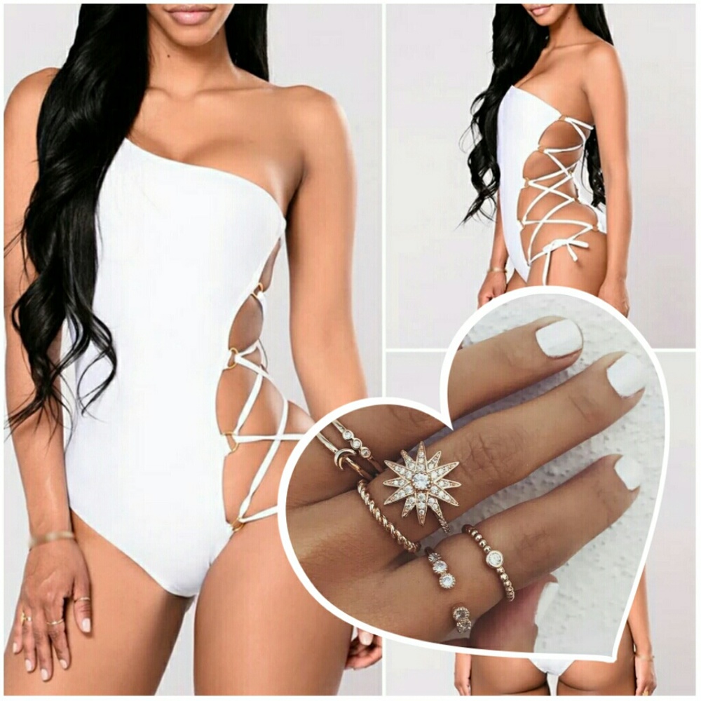 🔥💥😎😲Sexy String monokini ring set combo